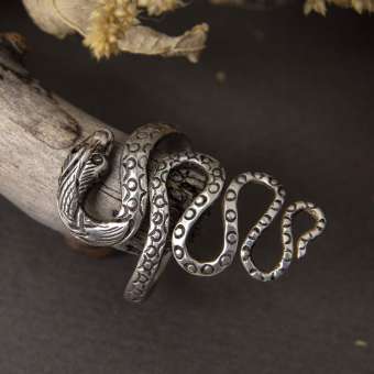 Малое кольцо-талисман "Змея"